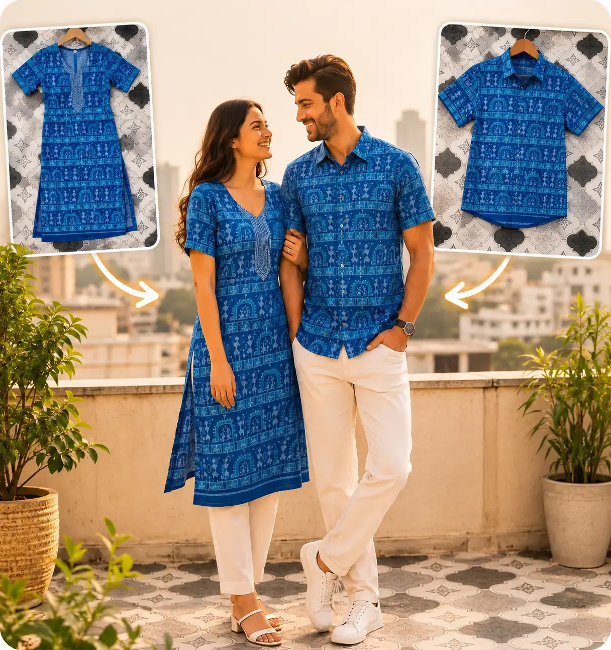 Couple Outfit Modeling